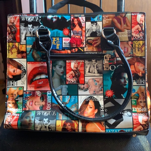 Source Unknown Handbags - High end magazine collage Handbag. This is new without tags